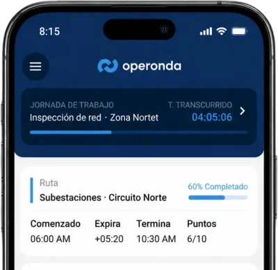 Energía y Utilities Phone App